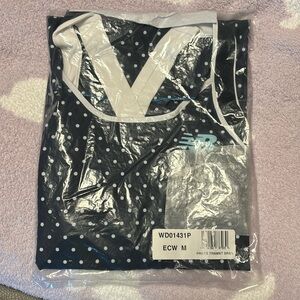 New balance printed women’s tennis dress navy polka dots